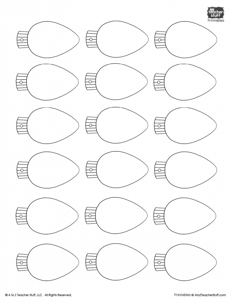 Free Printable Christmas Lights Coloring Pages Free Printable Free Printable Christmas Lights Coloring Pages Free Printable