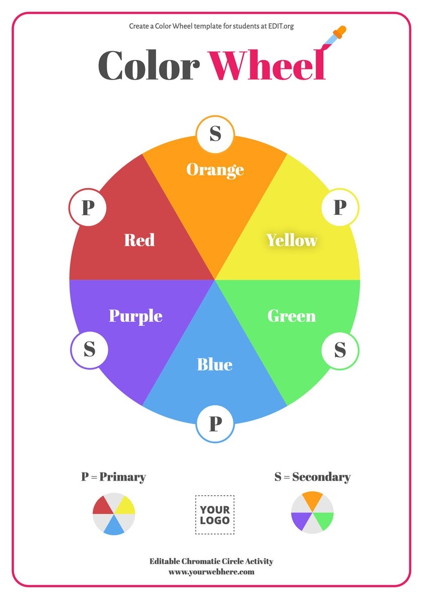 Free Printable Color Wheel Templates Free Printable Color Wheel Templates