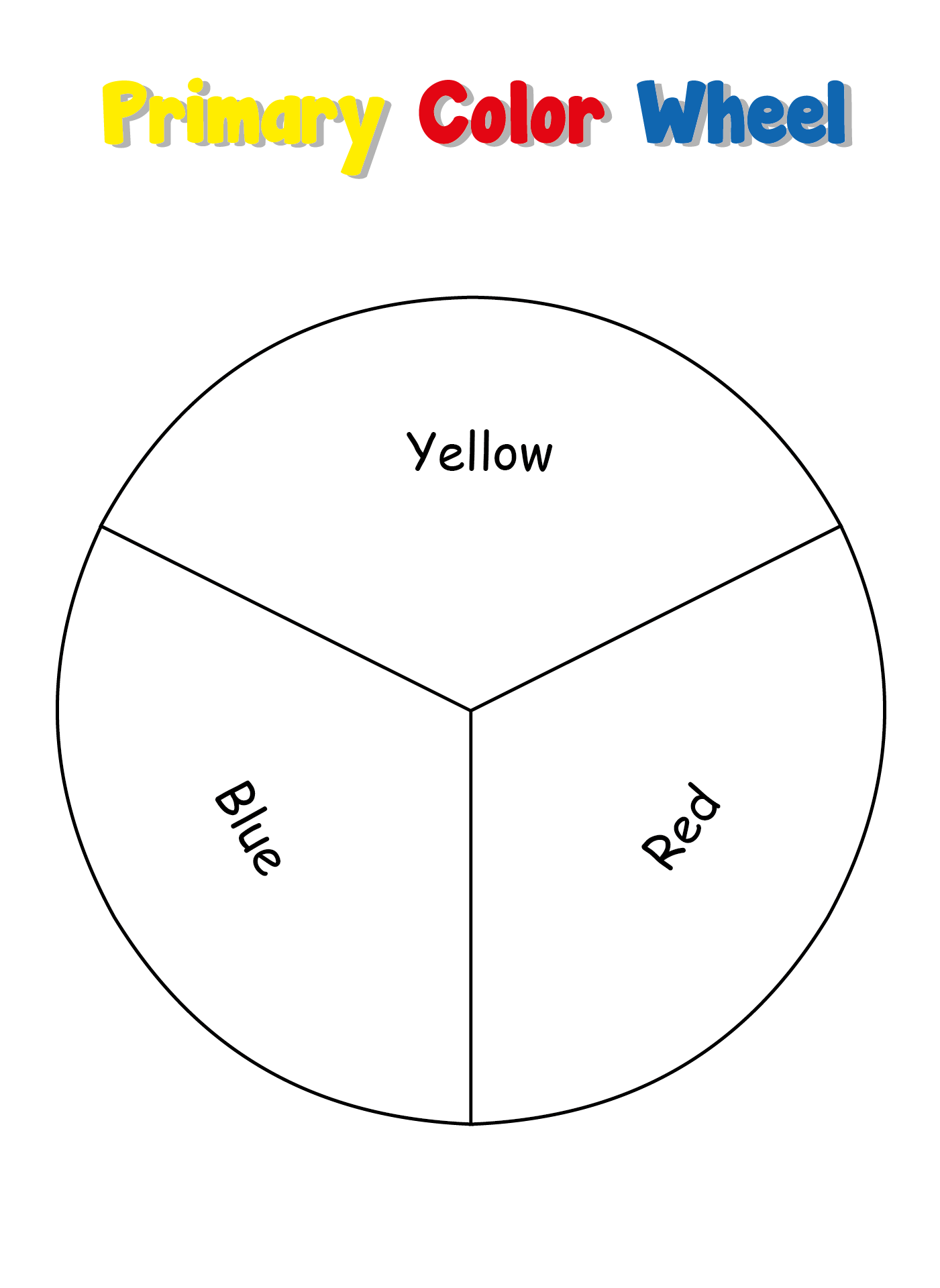 Free Printable Color Wheel Worksheet Free Printable Color Wheel Worksheet