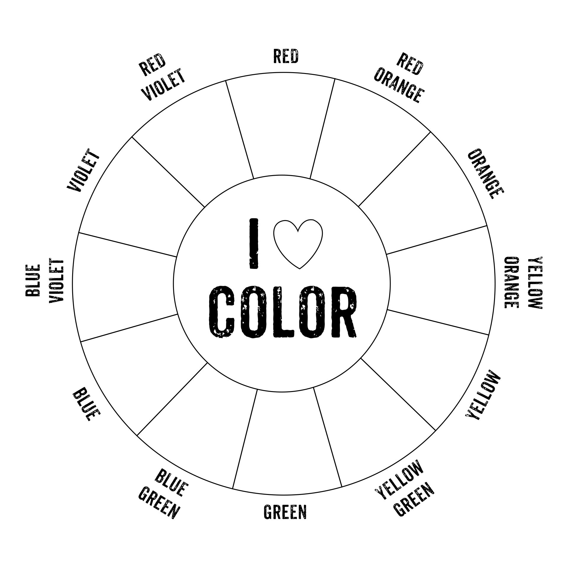free printable color wheel templates free printable color wheel templates