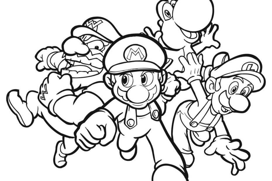 Free Printable Coloring Pages Cool Coloring Pages Super Mario