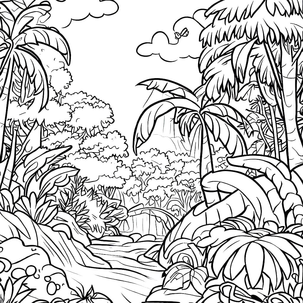 printable coloring pages for jungle printable coloring pages for jungle