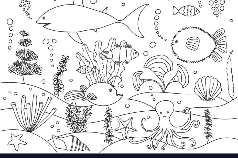 Free Printable Coloring Pages Sea Animals Free Coloring Sheet