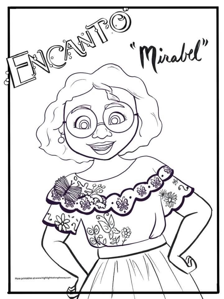 Free Printable Coloring Sheets Inspired By Disney 39 s Encanto Disney Free Printable Coloring Sheets Inspired By Disney 39 s Encanto Disney