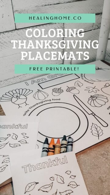 FREE Printable Coloring Thanksgiving Placemats FREE Printable Coloring Thanksgiving Placemats