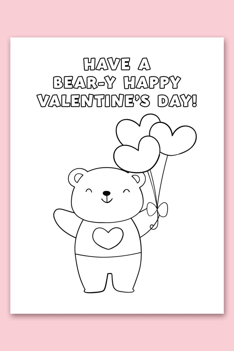 Free Printable Coloring Valentines Day Cards For Kids Free Printable Coloring Valentines Day Cards For Kids