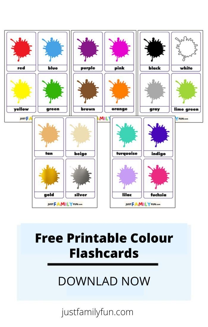 Free Printable Colour Flashcards Learn Colors With Fun Free Printable Colour Flashcards Learn Colors With Fun