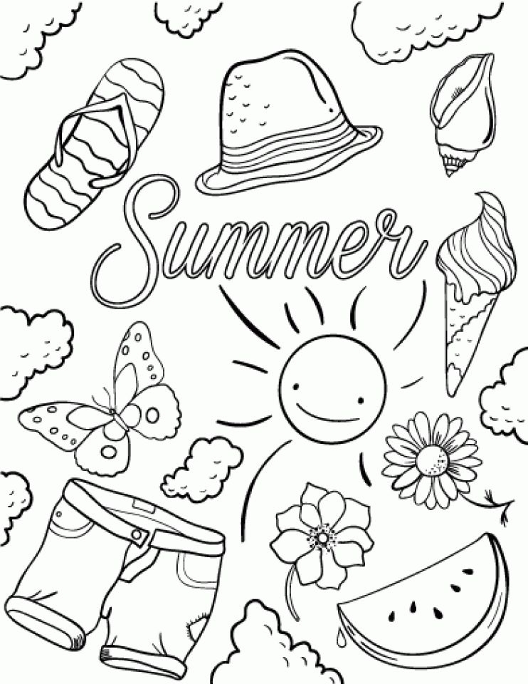 Free Printable Colouring Pages Summer Printable Summer Activities Free Printable Colouring Pages Summer Printable Summer Activities