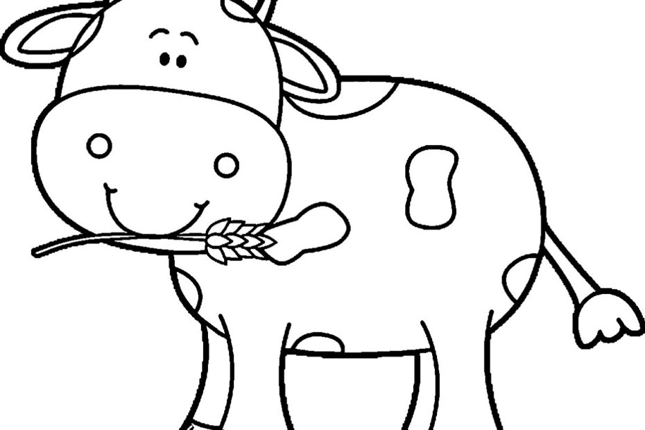 Free Printable Cow Coloring Pages For Kids Cool2Bkids Coloring