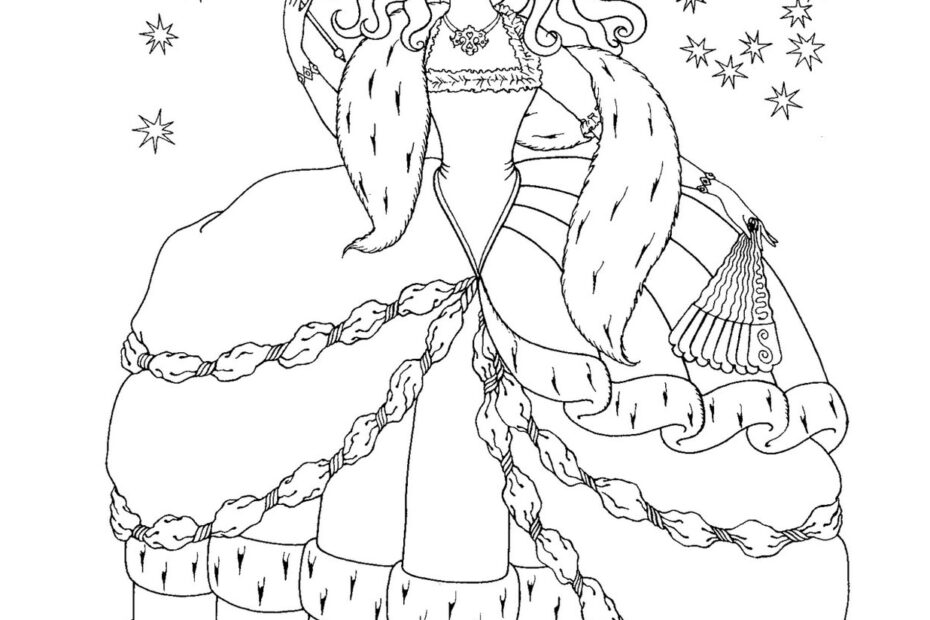 Free Printable Disney Princess Coloring Pages For Kids