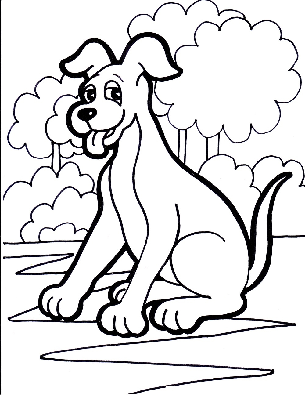 Free Printable Dog Coloring Pages For Kids Free Printable Dog Coloring Pages For Kids