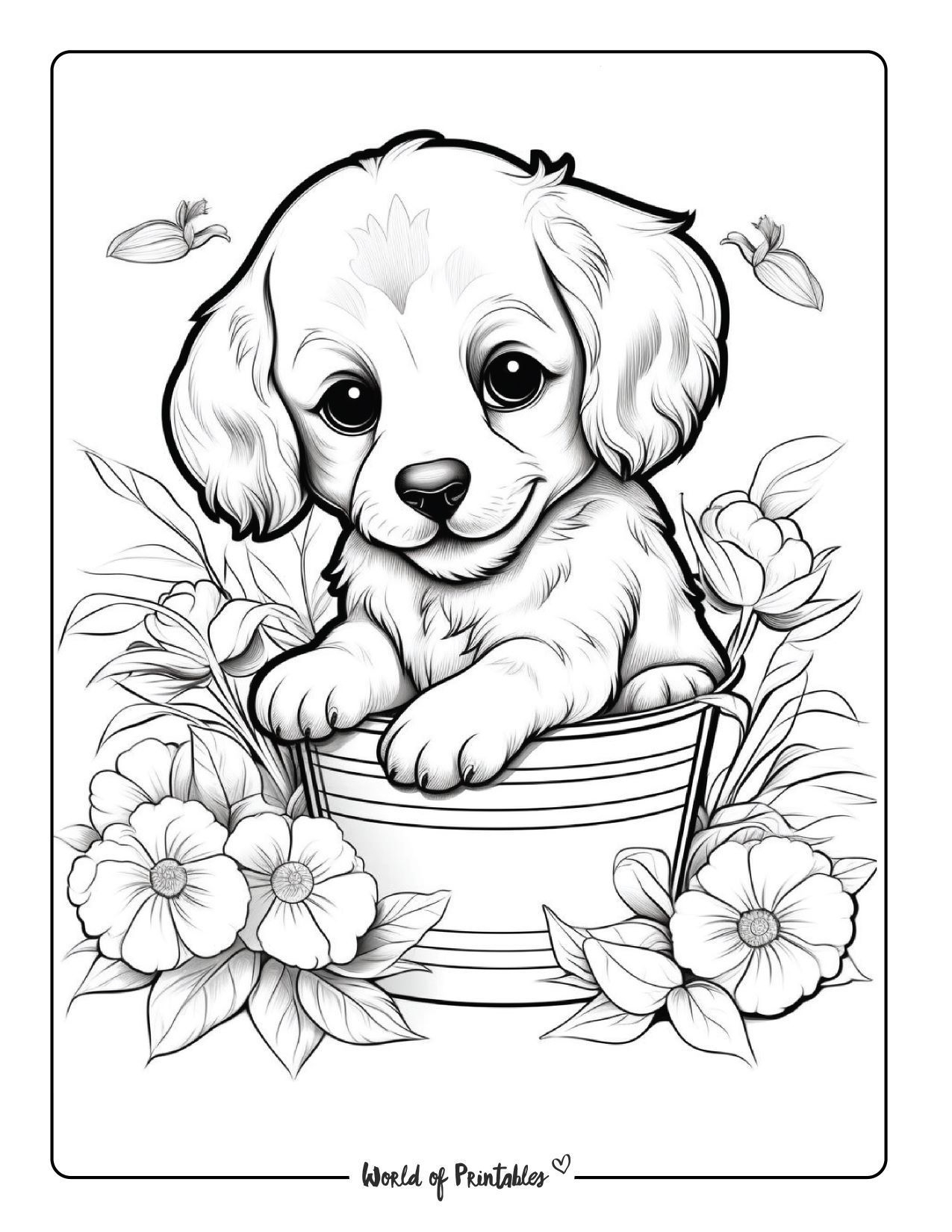 Free Printable Dog Coloring Pages FREE Printable A Z Free Printable Dog Coloring Pages FREE Printable A Z