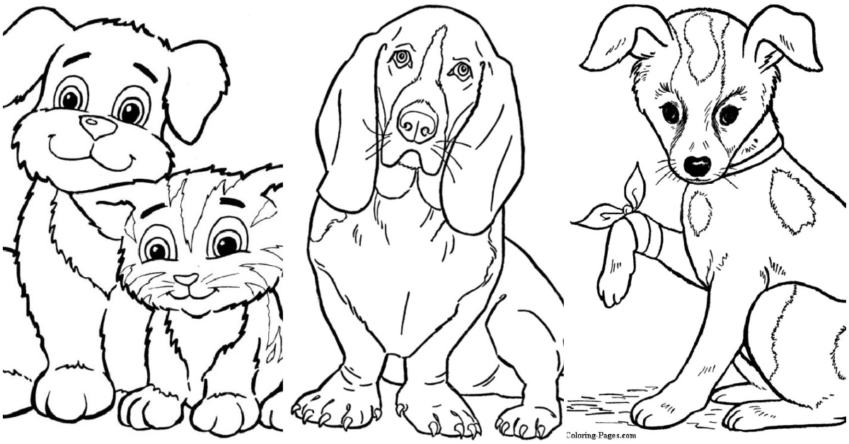 printable colouring pictures of dogs printable colouring pictures of dogs