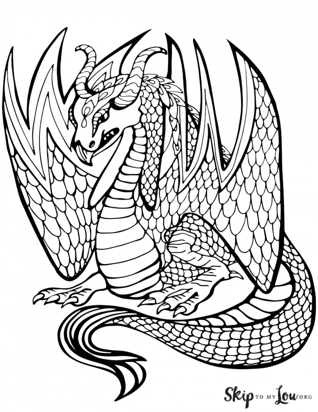Free Printable Dragon Coloring Pages FREE Printable HQ Free Printable Dragon Coloring Pages FREE Printable HQ