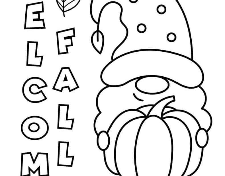 Free Printable Fall Coloring Sheet Free Coloring Sheet Printables For