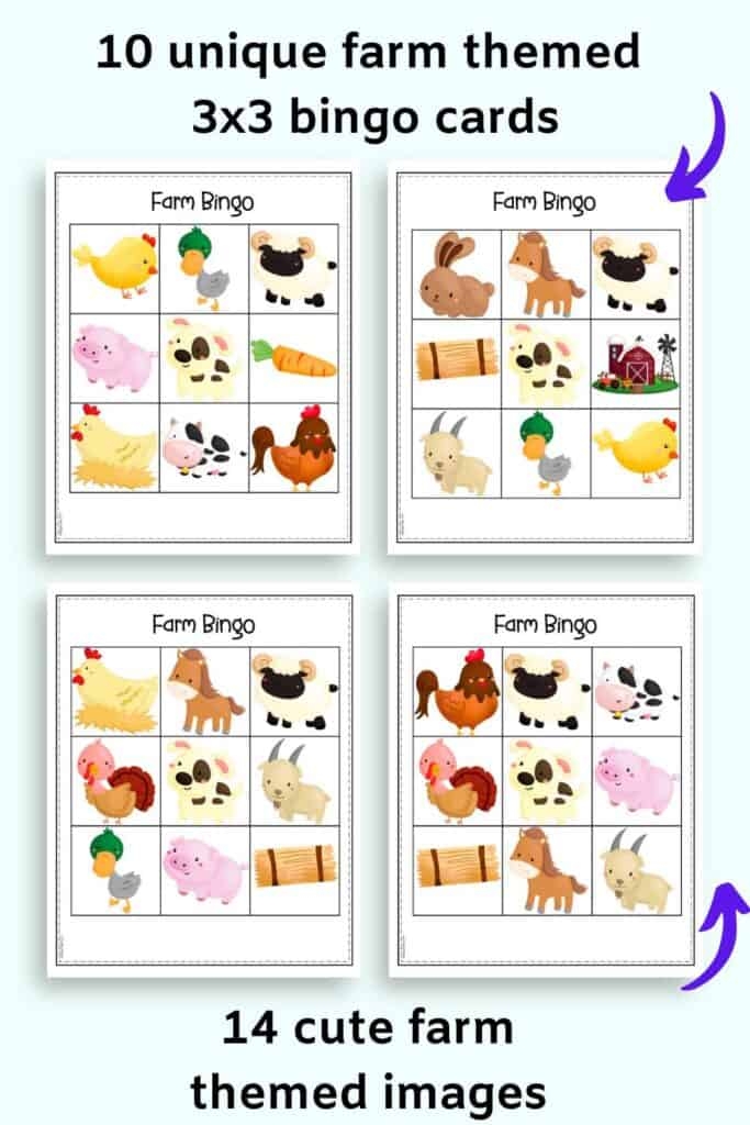 Free Printable Farm Animal Bingo Cards Printable Word Searches Free Printable Farm Animal Bingo Cards Printable Word Searches