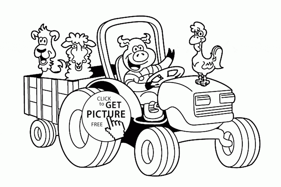 Free Printable Farm Animal Coloring Pages Coloring Home