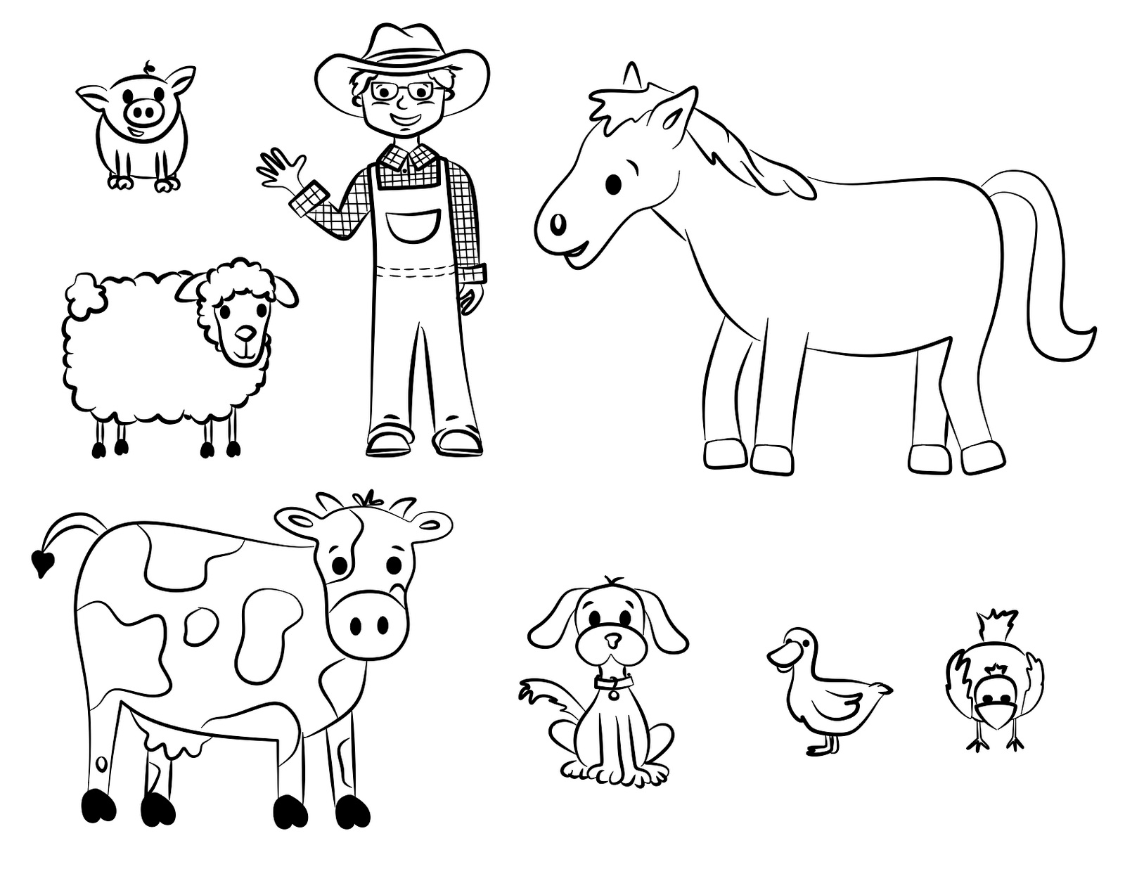 Free Printable Farm Animal Coloring Pages For Kids Free Printable Farm Animal Coloring Pages For Kids