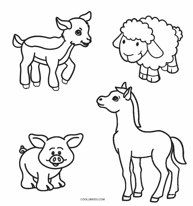 Free Printable Farm Animal Coloring Pages For Kids Free Printable Farm Animal Coloring Pages For Kids