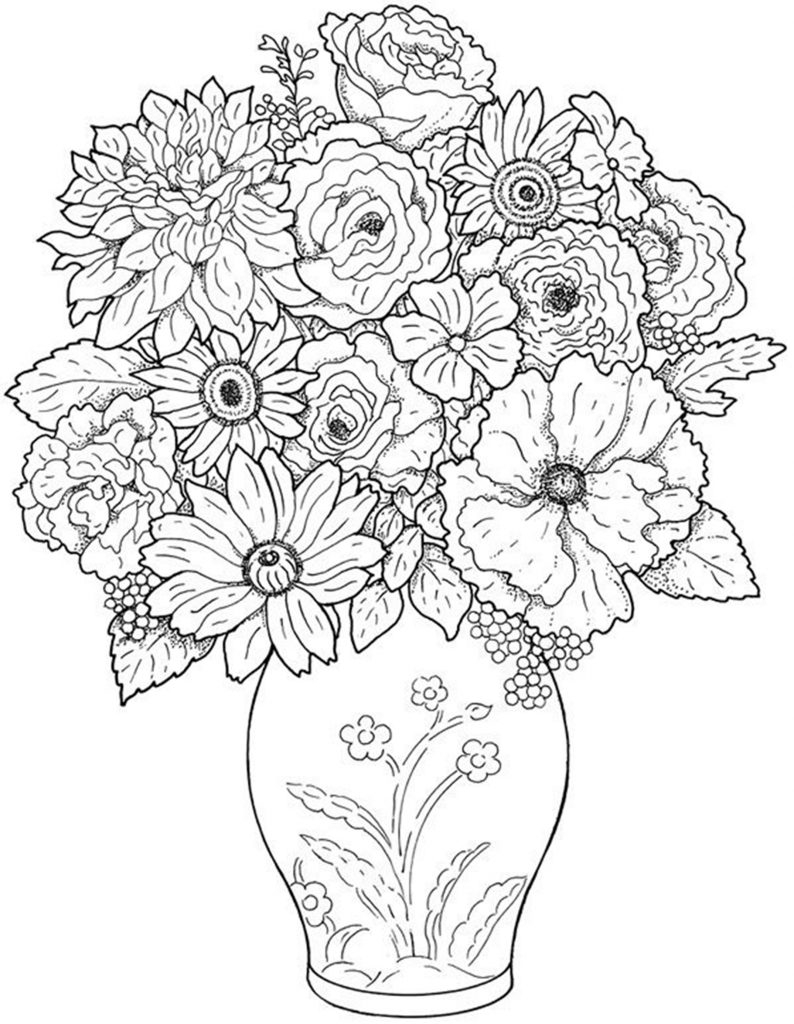 Free Printable Flower Coloring Pages For Kids Best Coloring Pages For Free Printable Flower Coloring Pages For Kids Best Coloring Pages For