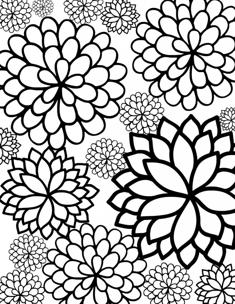 free flower printable coloring pages free flower printable coloring pages