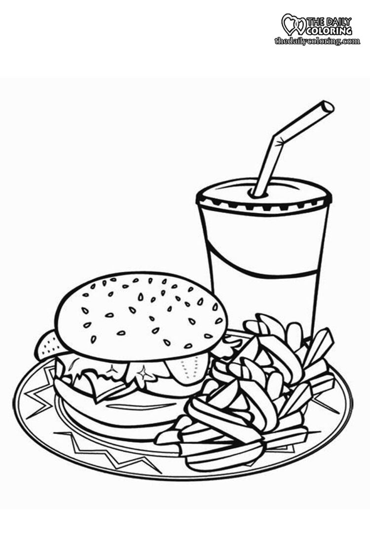 Free Printable Food Coloring Pages 2025 The Daily Coloring Free Printable Food Coloring Pages 2025 The Daily Coloring