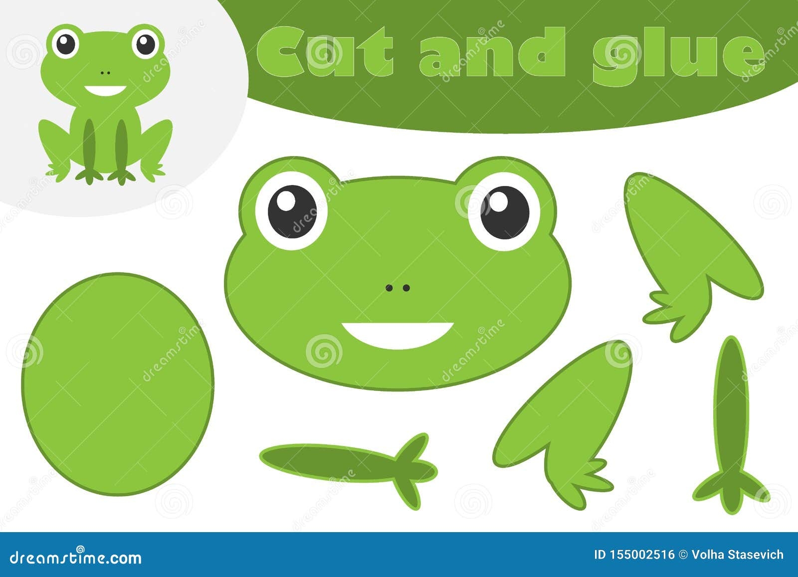 Free Printable Frog Cut And Paste Free Printable Frog Cut And Paste