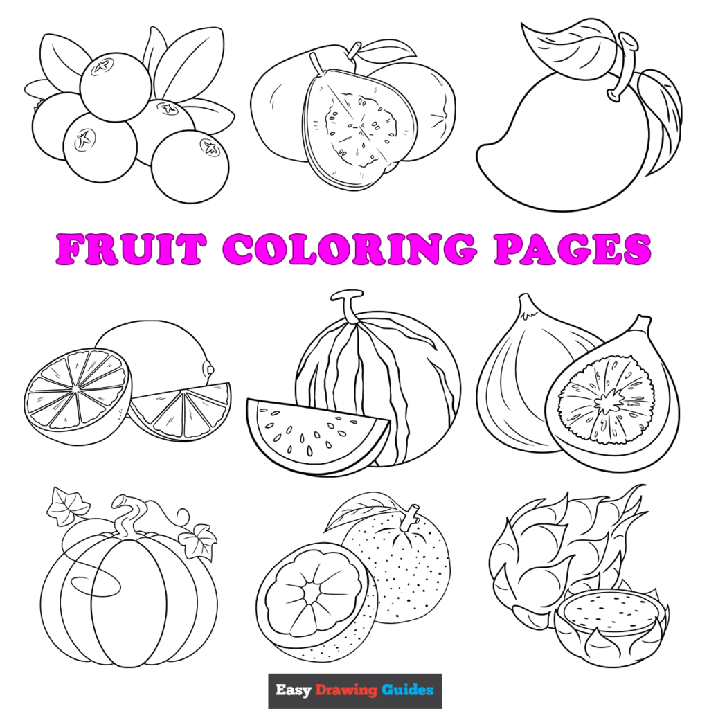 Free Printable Fruit Coloring Pages Pdf Free Coloring Sheet Free Printable Fruit Coloring Pages Pdf Free Coloring Sheet