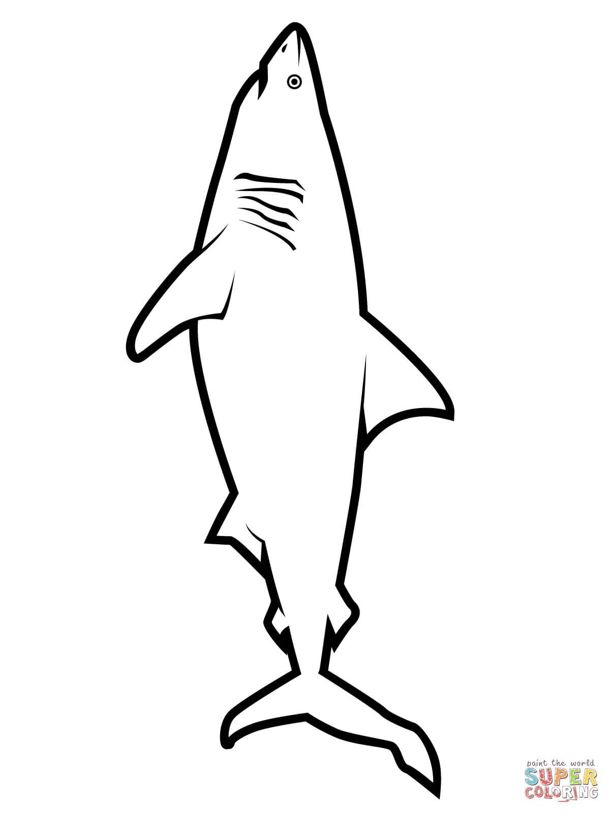 Free Printable Great White Shark Coloring Pages Free Printable Free Printable Great White Shark Coloring Pages Free Printable