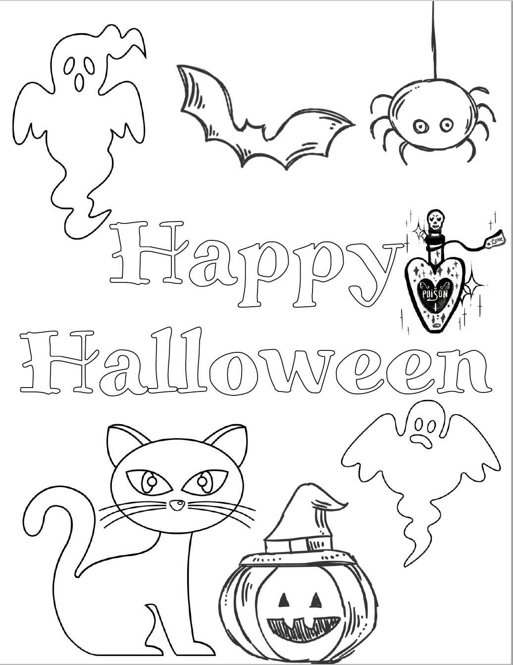 Free Printable Halloween Colouring Pages Clip Art Library The Best Free Printable Halloween Colouring Pages Clip Art Library The Best