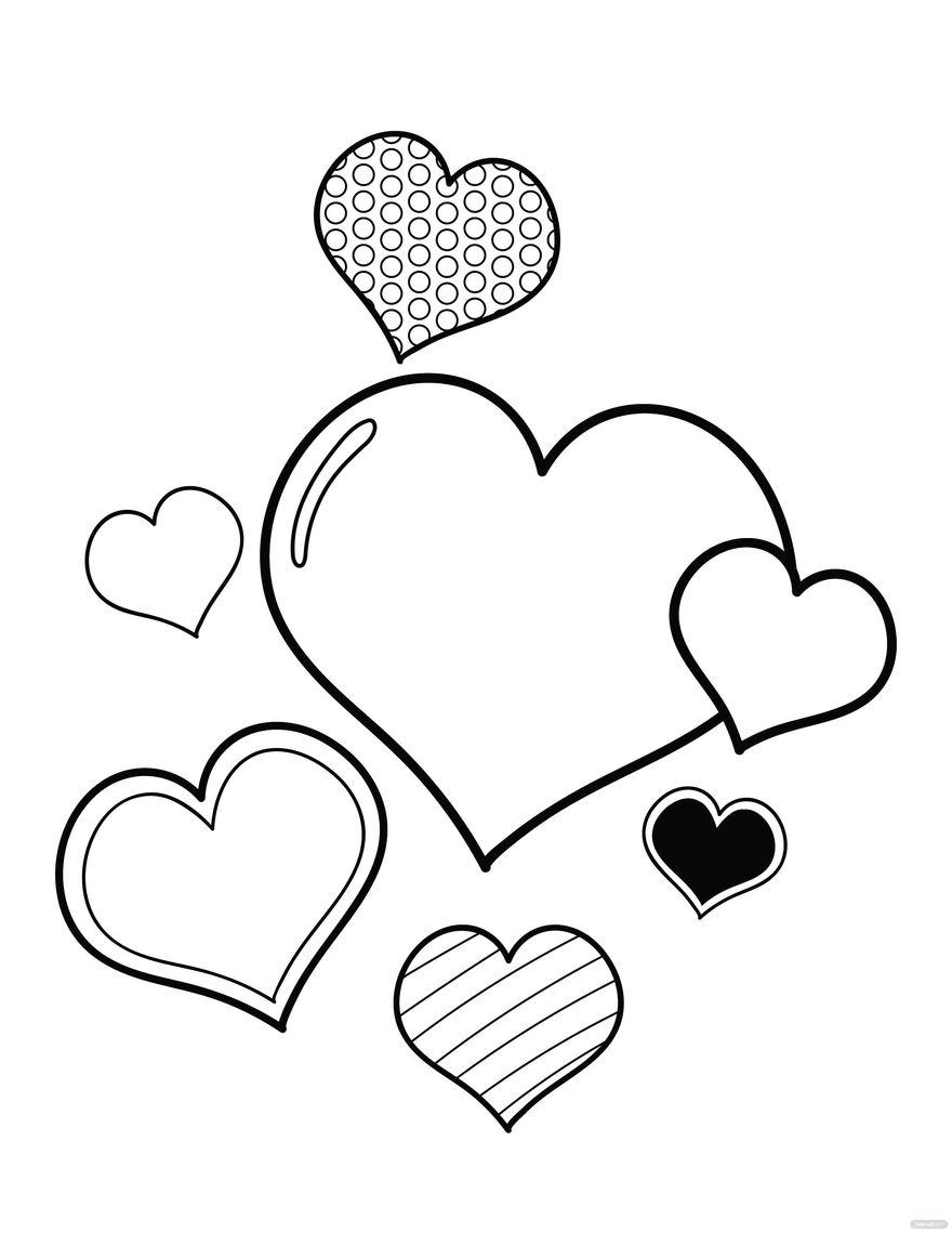 heart coloring sheets free printable heart coloring sheets free printable