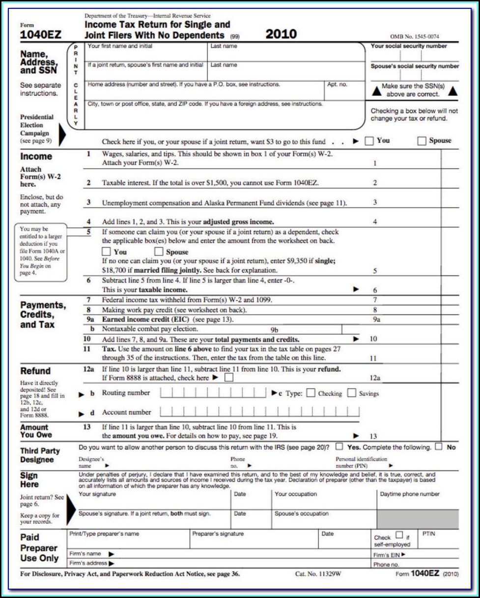 Free Printable Income Tax Forms Printable Forms Free Online Free Printable Income Tax Forms Printable Forms Free Online