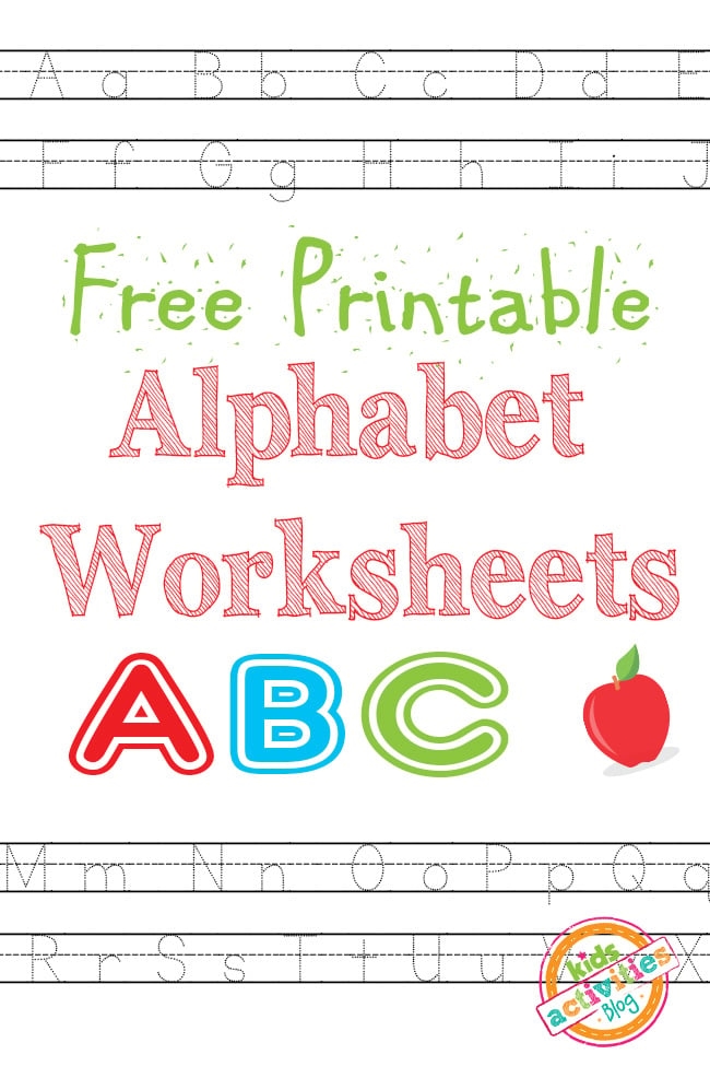 Free Printable Kindergarten Alphabet Worksheets Worksheets For Free Printable Kindergarten Alphabet Worksheets Worksheets For