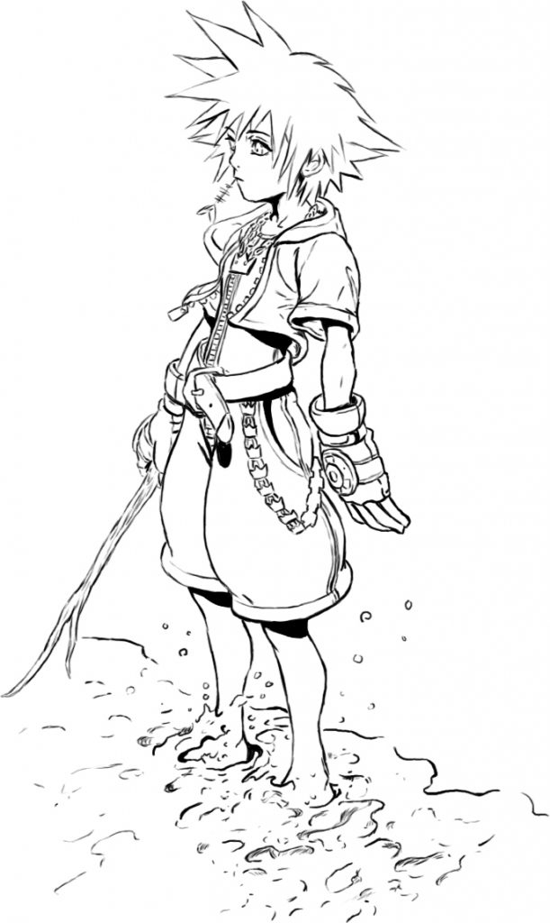 Free Printable Kingdom Hearts Coloring Pages For Kids Free Printable Kingdom Hearts Coloring Pages For Kids