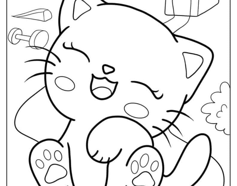 Free Printable Kitten Coloring Sheets Free Coloring Sheet Printables