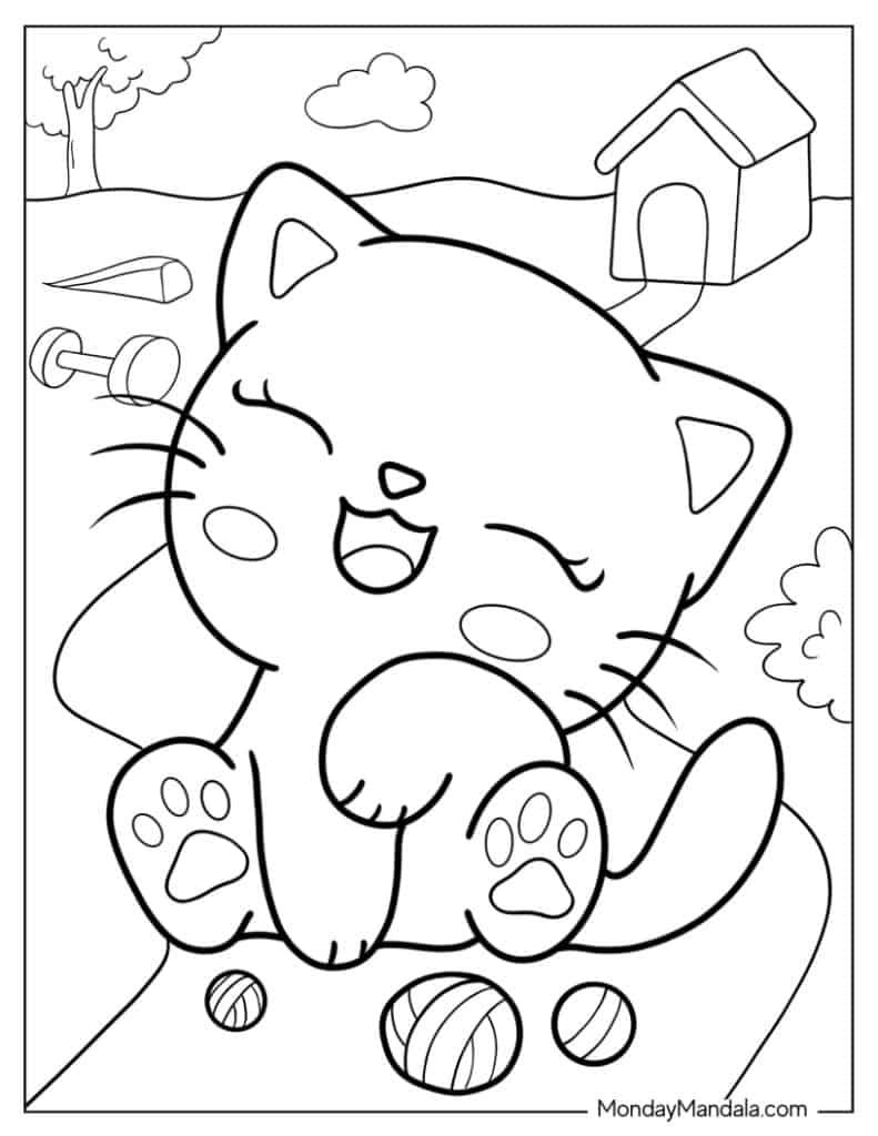 Free Printable Kitten Coloring Sheets Free Coloring Sheet Printables Free Printable Kitten Coloring Sheets Free Coloring Sheet Printables