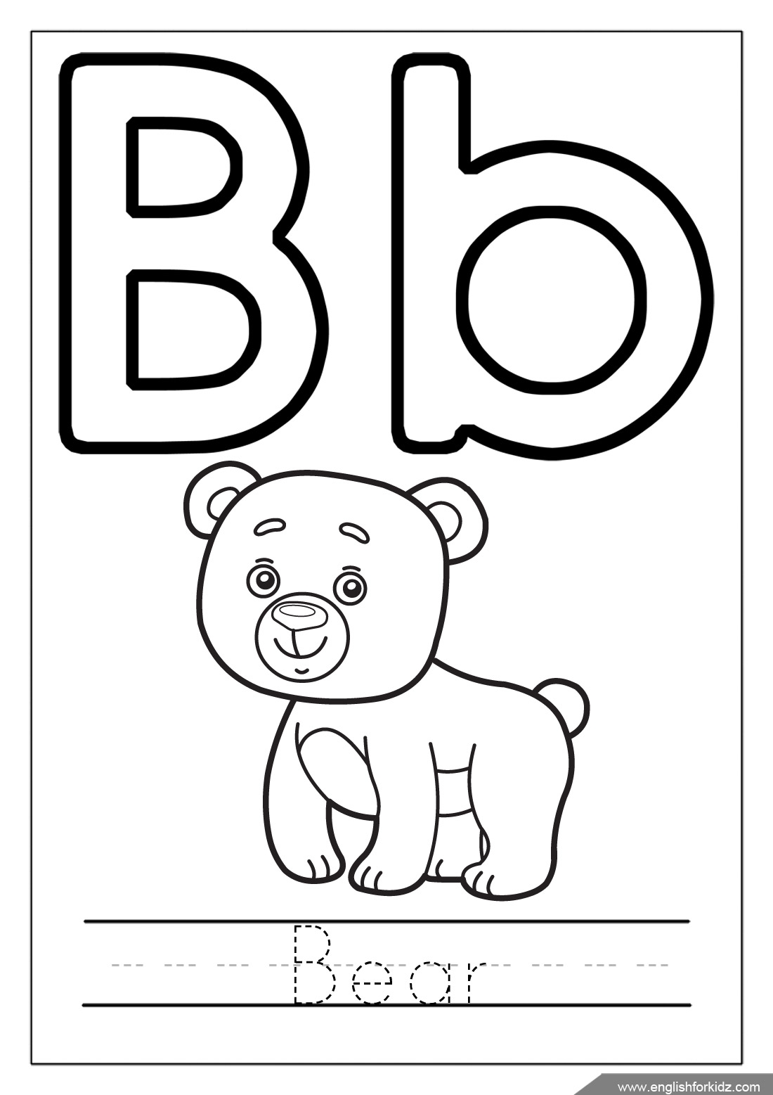 free printable letter b pages free printable letter b pages