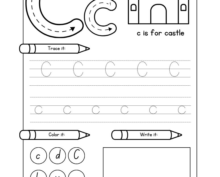 Free Printable Letter C Worksheets Worksheets Library