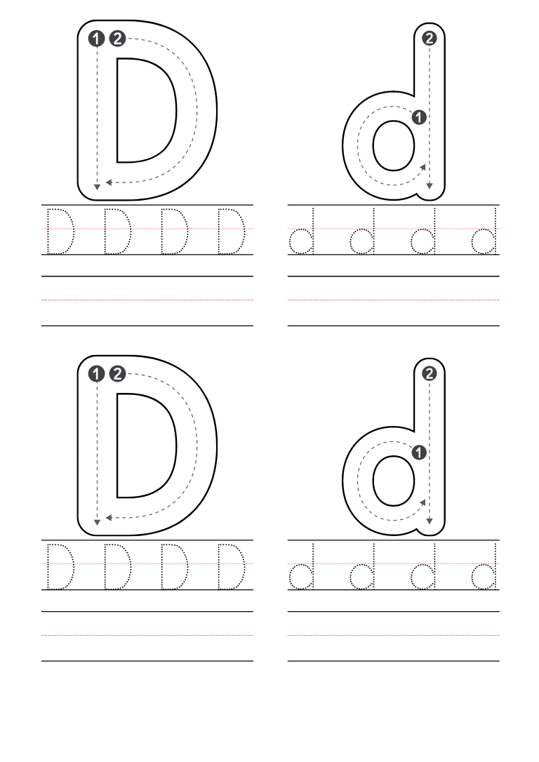 Free Printable Letter D Worksheets For Toddlers Printable Online Free Printable Letter D Worksheets For Toddlers Printable Online