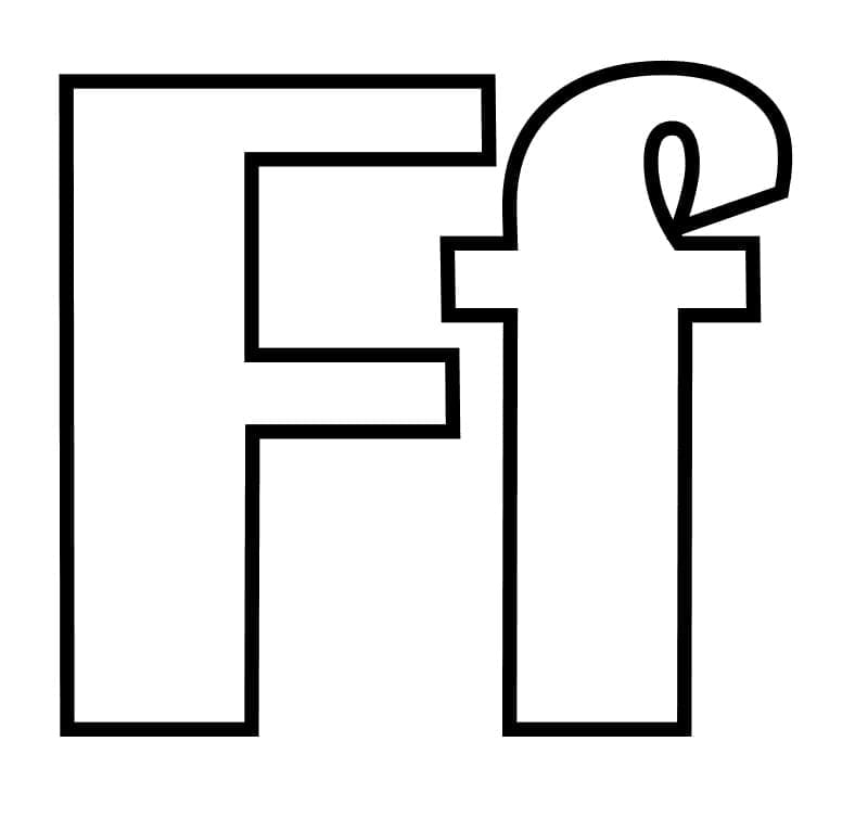 Free Printable Letter F Coloring Page Download Print Or Color Online Free Printable Letter F Coloring Page Download Print Or Color Online