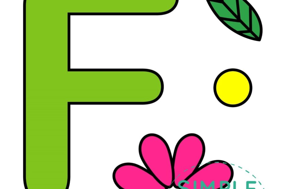 Free Printable Letter F Craft Template Letter F Craft Letter A