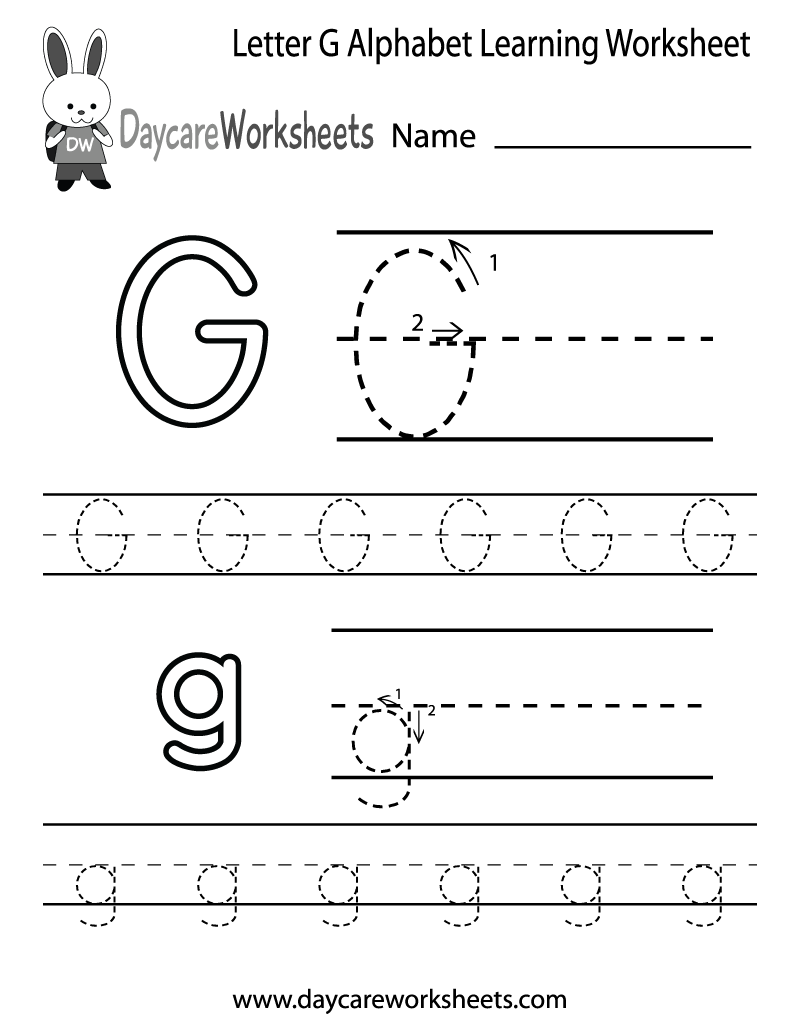 free printable letter g free printable letter g