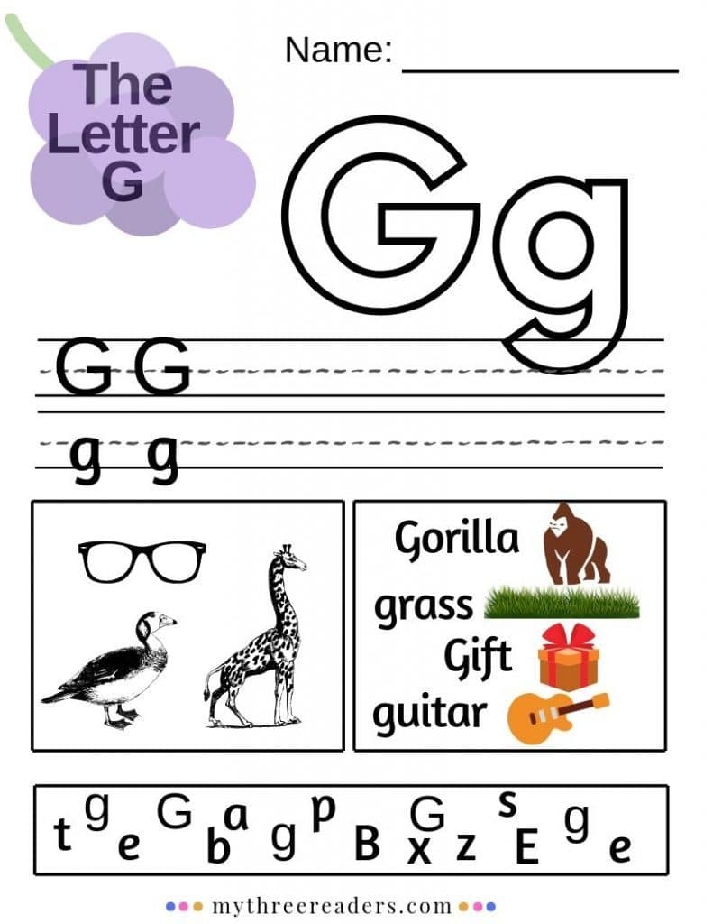 Free Printable Letter G Worksheets Worksheets For Kindergarten Free Printable Letter G Worksheets Worksheets For Kindergarten