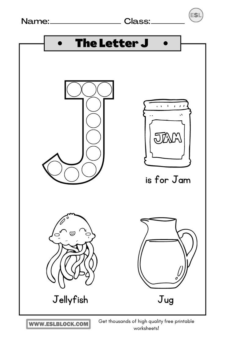 Free Printable Letter J Coloring Worksheet Worksheets Library Free Printable Letter J Coloring Worksheet Worksheets Library