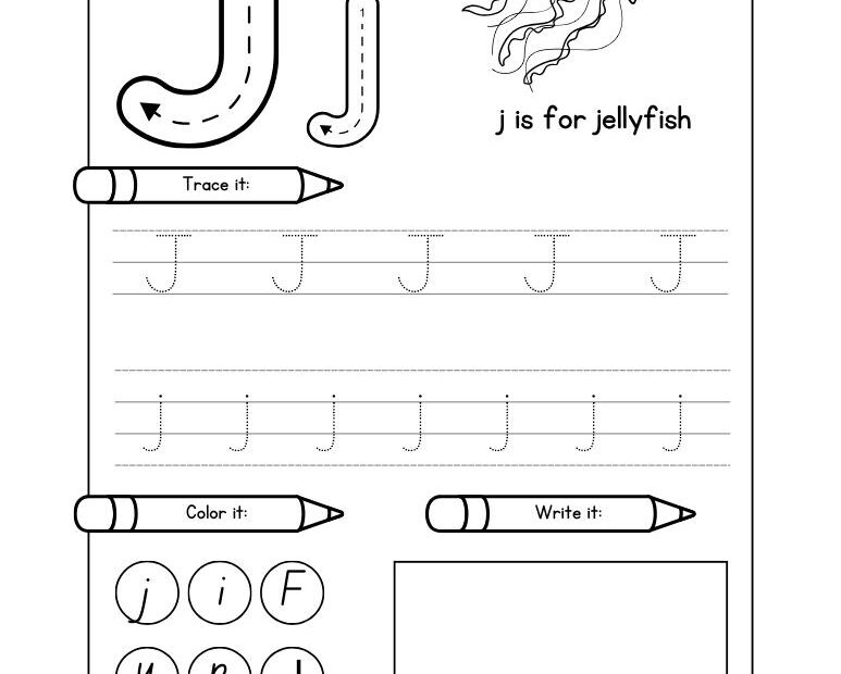 Free Printable Letter J Worksheets Worksheets Library