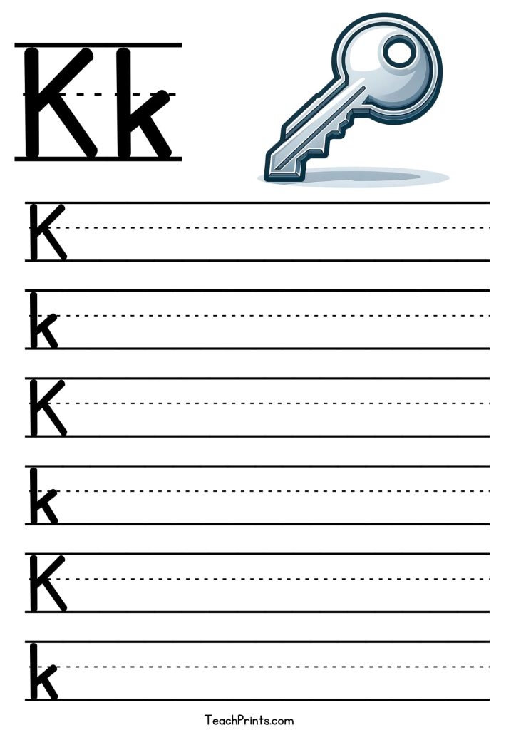 free printable tracing letter k free printable tracing letter k