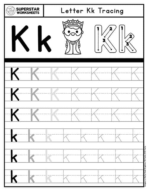Free Printable Letter K Tracing Worksheets Pdf Kindergarten Free Printable Letter K Tracing Worksheets Pdf Kindergarten
