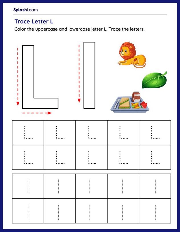 Free Printable Letter L Tracing Worksheets Infoupdate Free Printable Letter L Tracing Worksheets Infoupdate