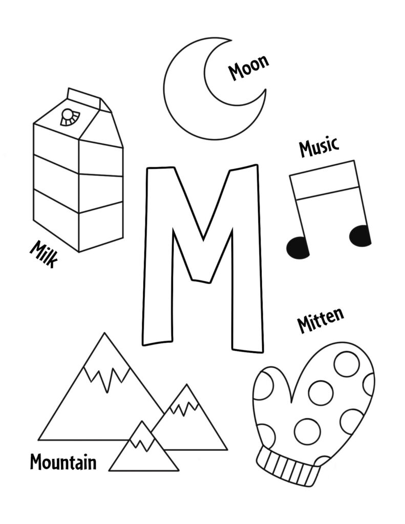 Free Printable Letter M Coloring Pages For Preers Infoupdate Free Printable Letter M Coloring Pages For Preers Infoupdate