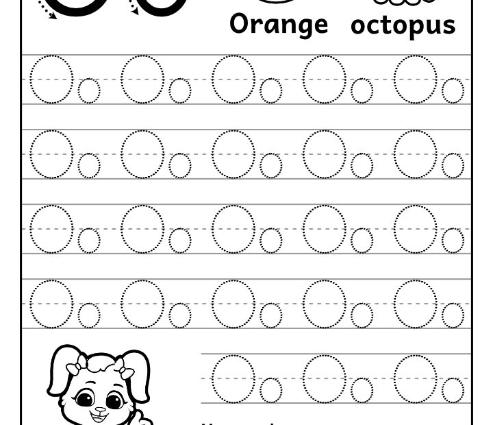 Free Printable Letter O Tracing Worksheets Infoupdate